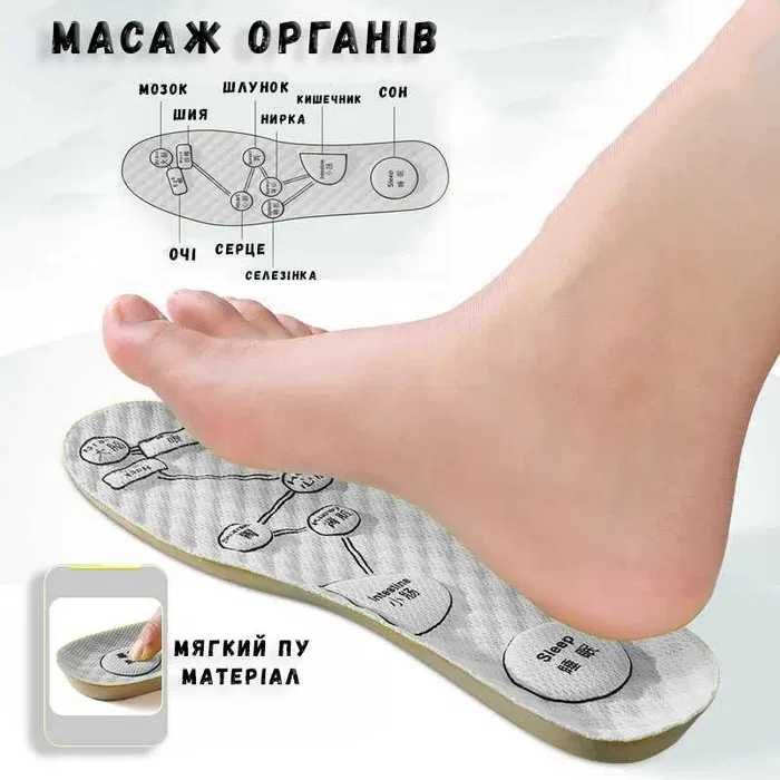 Ортопедичні устілки для взуття / точково-масажні устілки/Дропшипігн