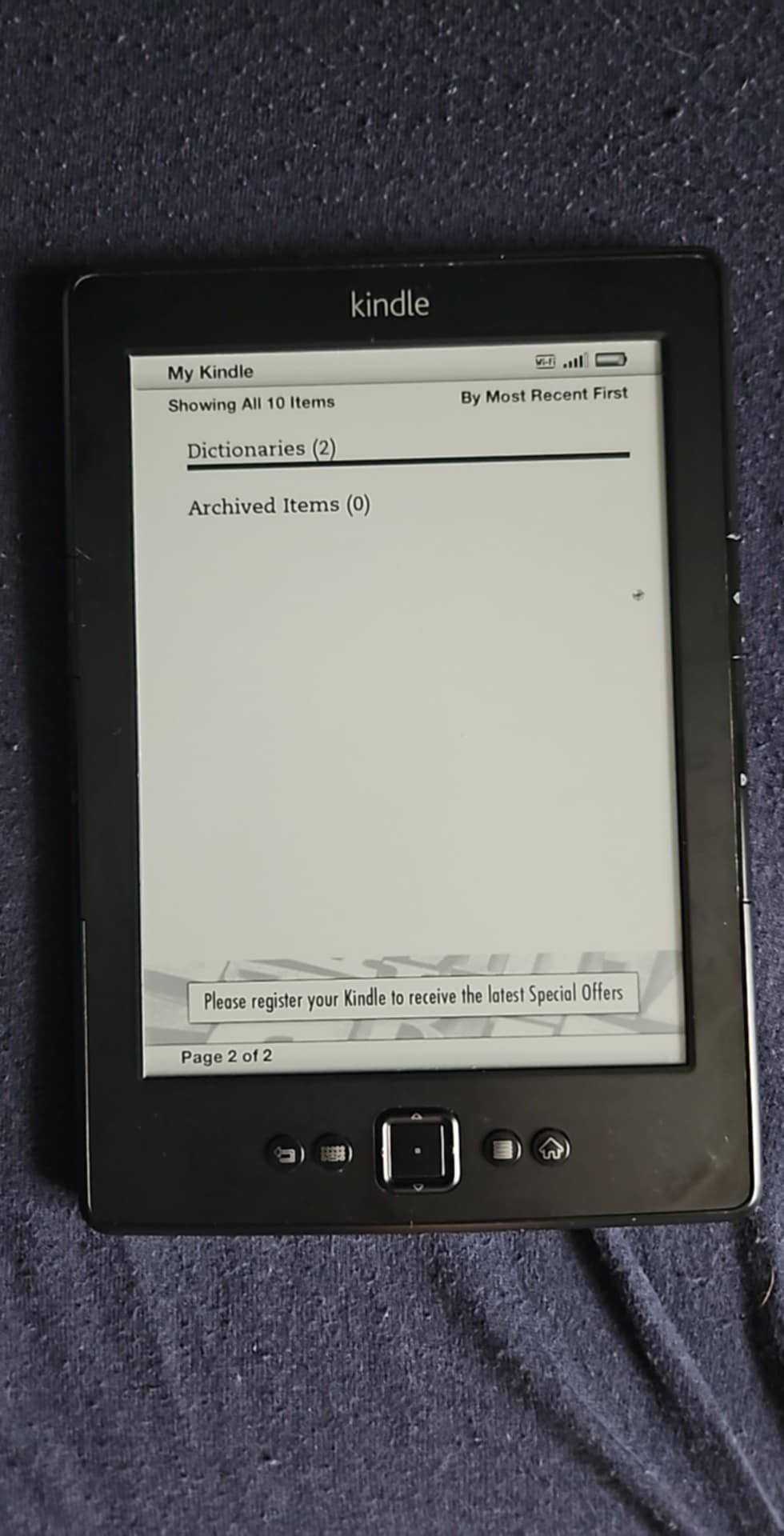 Czytnik e-booków Amazon Kindle 4 generacji - D001100