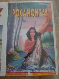 2 kasety VHS bajki Pocahontas, Asterix Gall