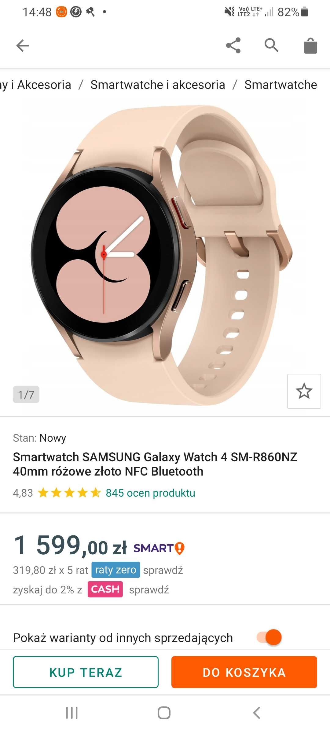 Smartwatch damski