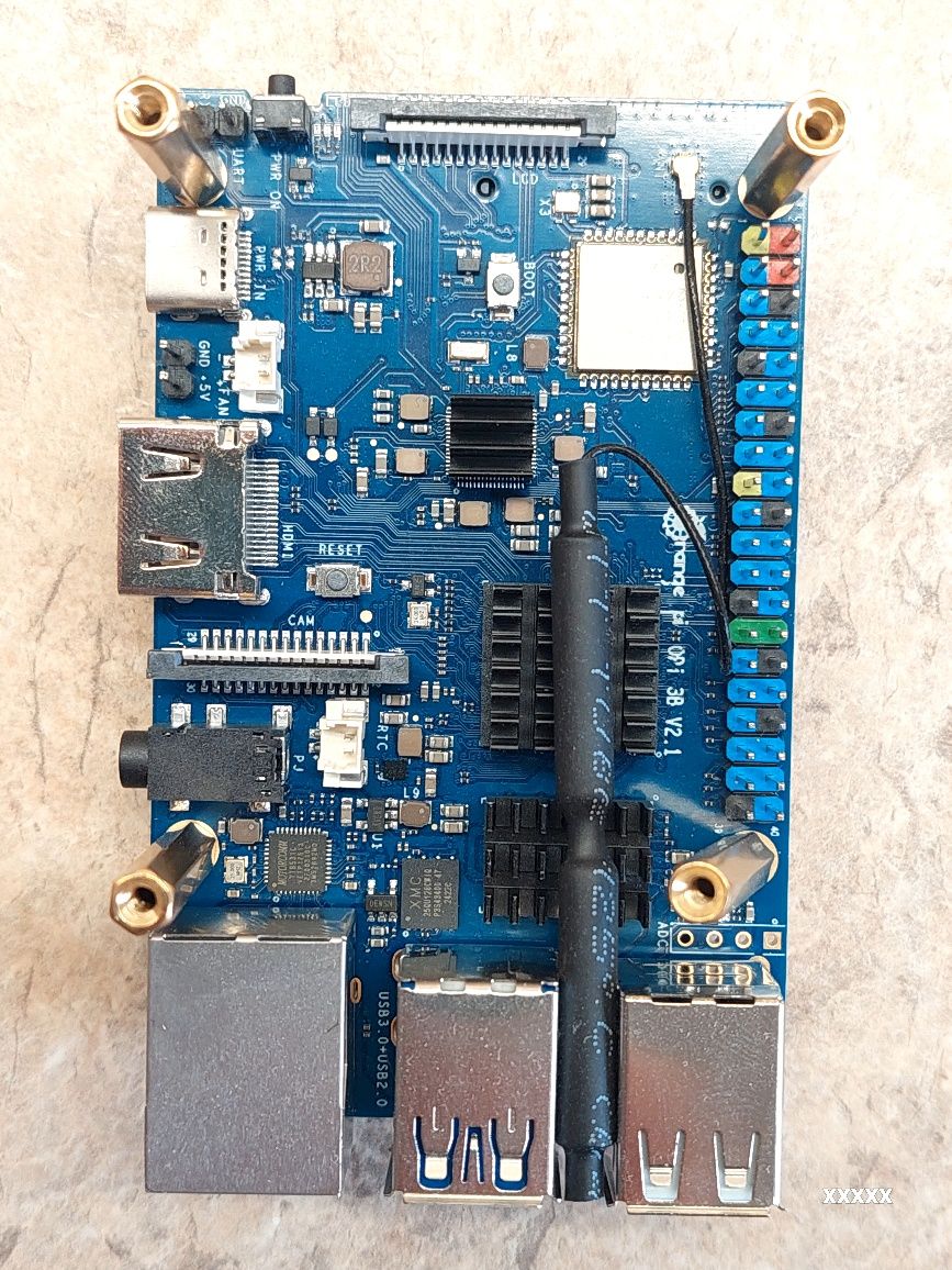 Mikrokomputer Orange Pi 3B 8GB V2.1  + M2 SSD 256 Gb