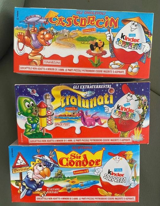 Киндер сюрприз серии фигурки 1999 год ,