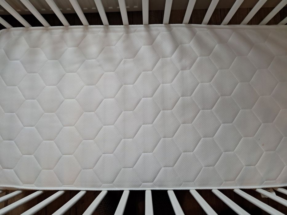 Lozeczko szczebelkowe woodies 120x60 z przewijakiem biale