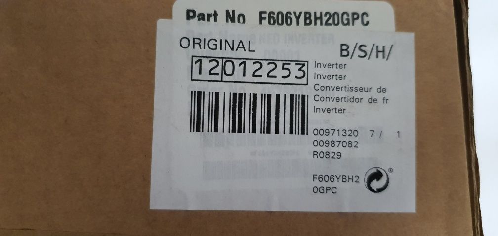 Magnetron Inverter moduł do mikrofaliówki piekarnika Bosch Siemens