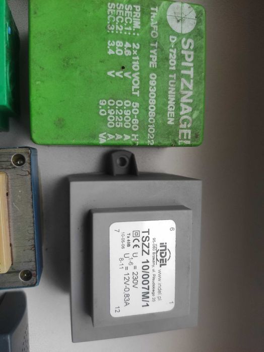 Малогабаритные понижающие трансформаторы.