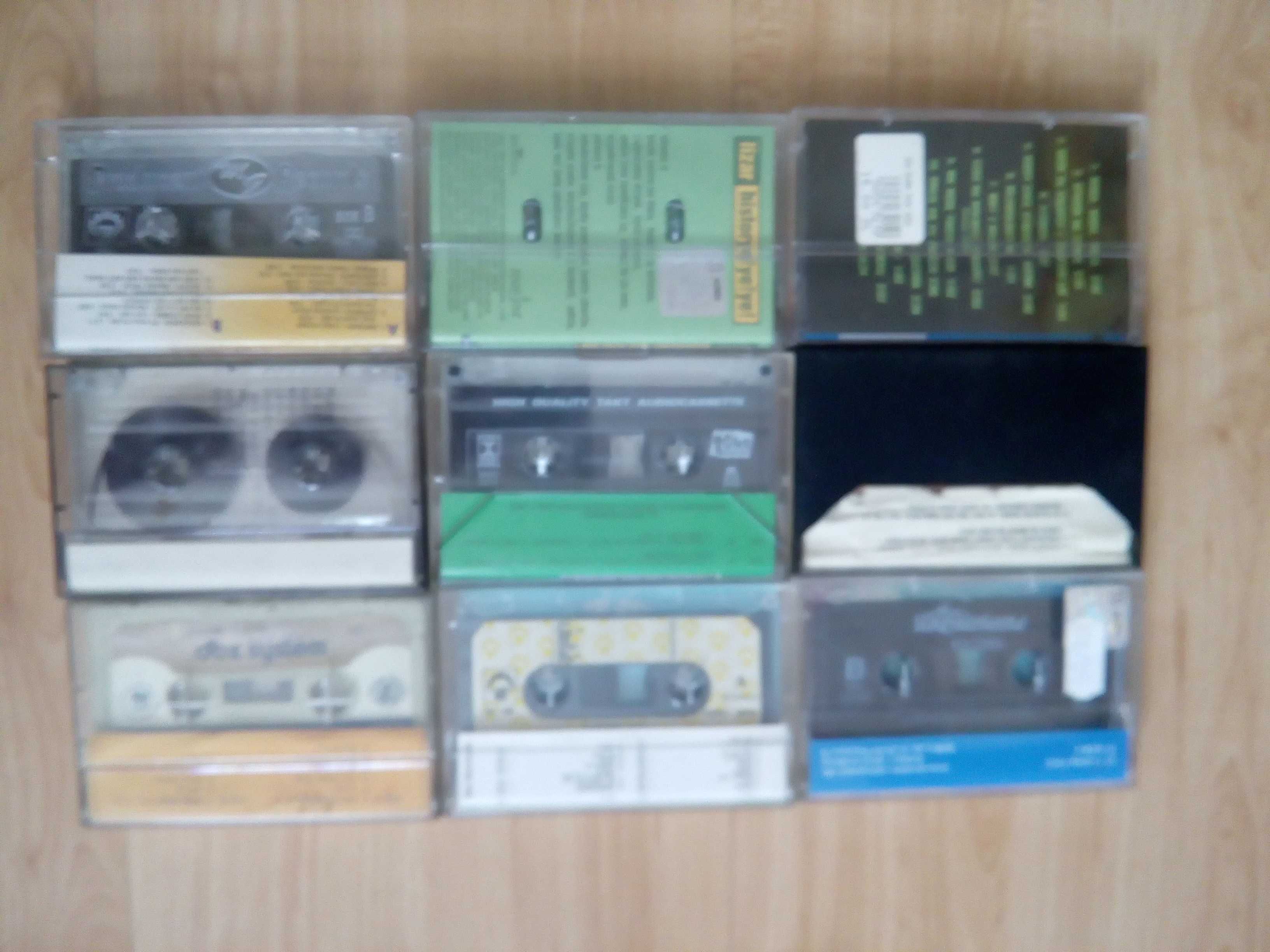 kasety magnetofonowe -zestaw