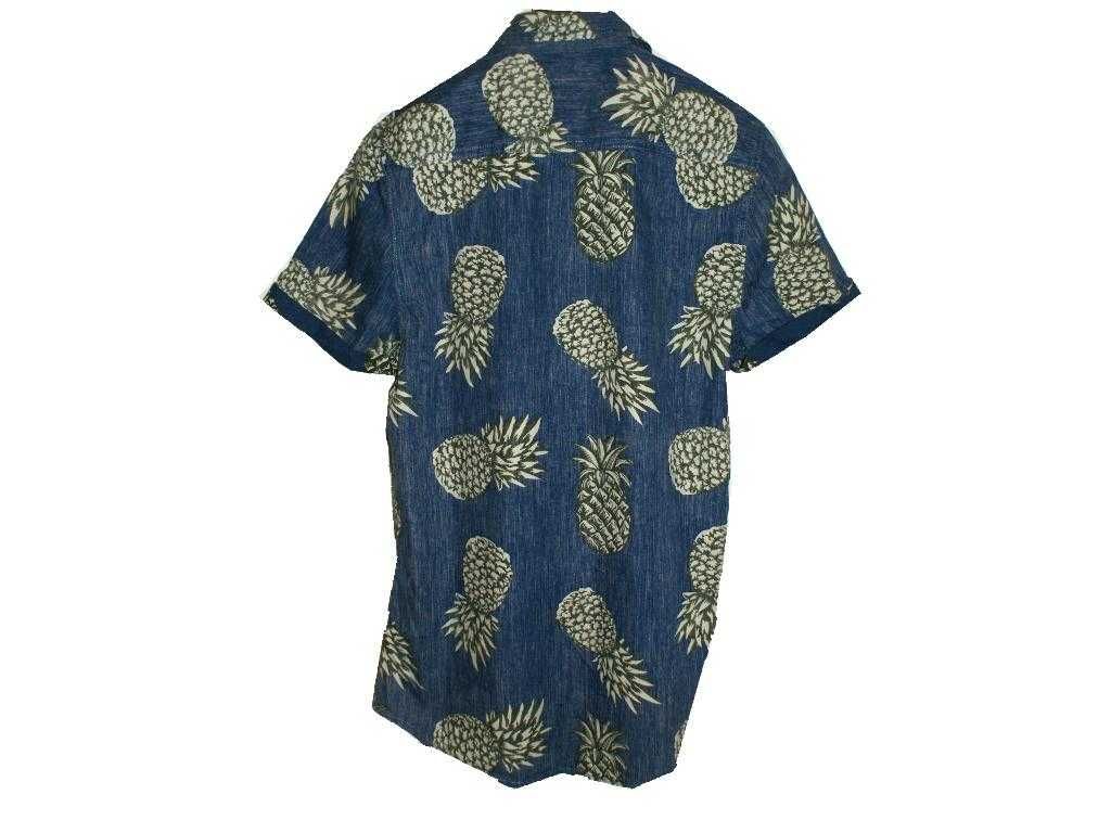 Alt ananasy hawajska koszula męska miejska S