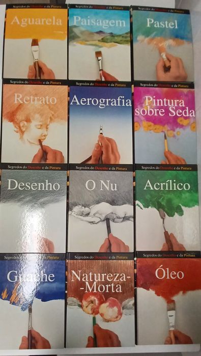 12 Livros da Edicluble - Segredos do Desenho e da Pintura.