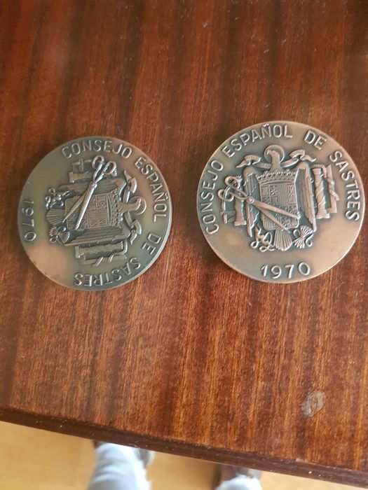 Lote de 4 Medalhas para colecionadores.