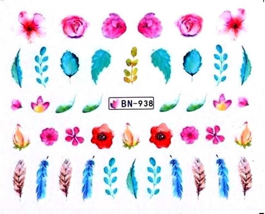 Wodne naklejki na paznokcie