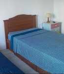 Cama de madeira pinho maciço com colchão (solteiro)