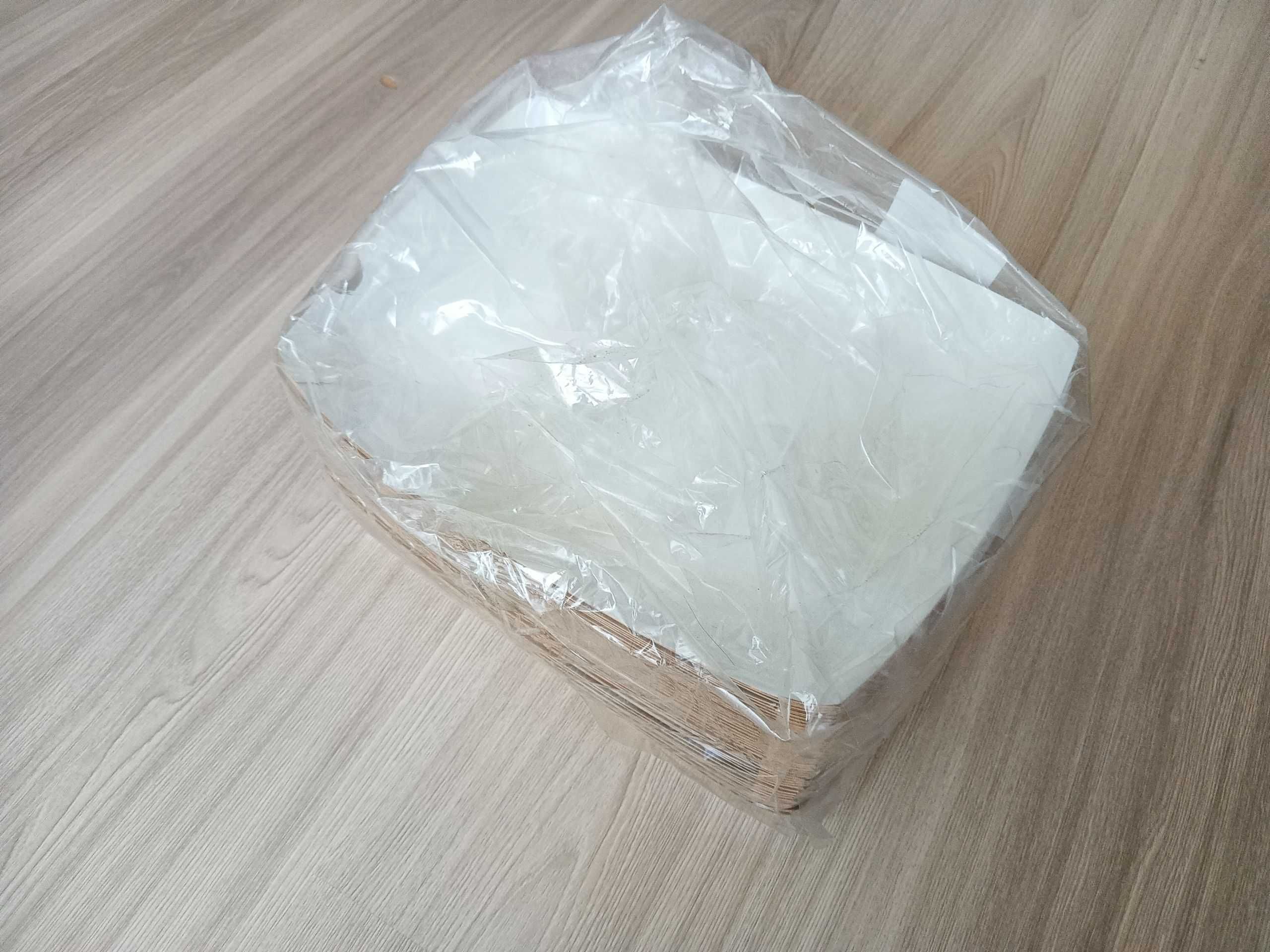 Tacki papierowe jednorazowe ekologiczne brązowe duże 17x26 cm