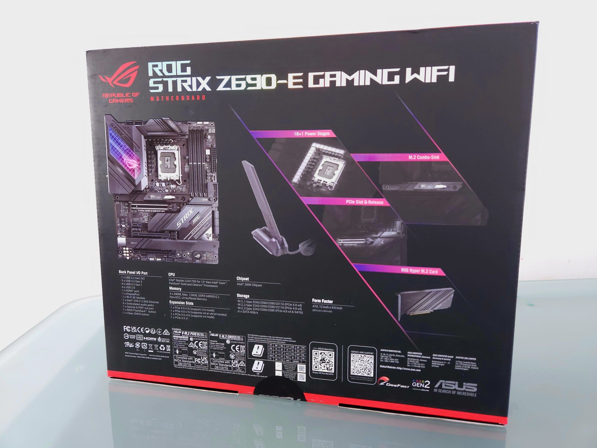 Asus Rog Strix Z690-E Gaming WiFi DDR5 материнська плата