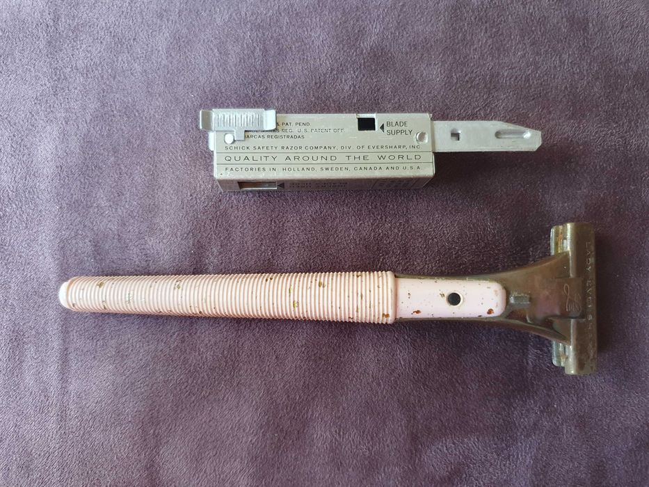 Schick Lady Eversharp + Gillette Man - Máquinas de Barbear - anos 60