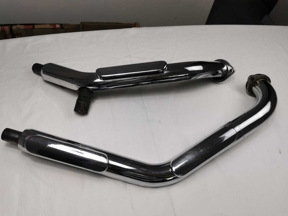 Suzuki VL 800 Intruder Volusia kolektro wydech tłumik chrom