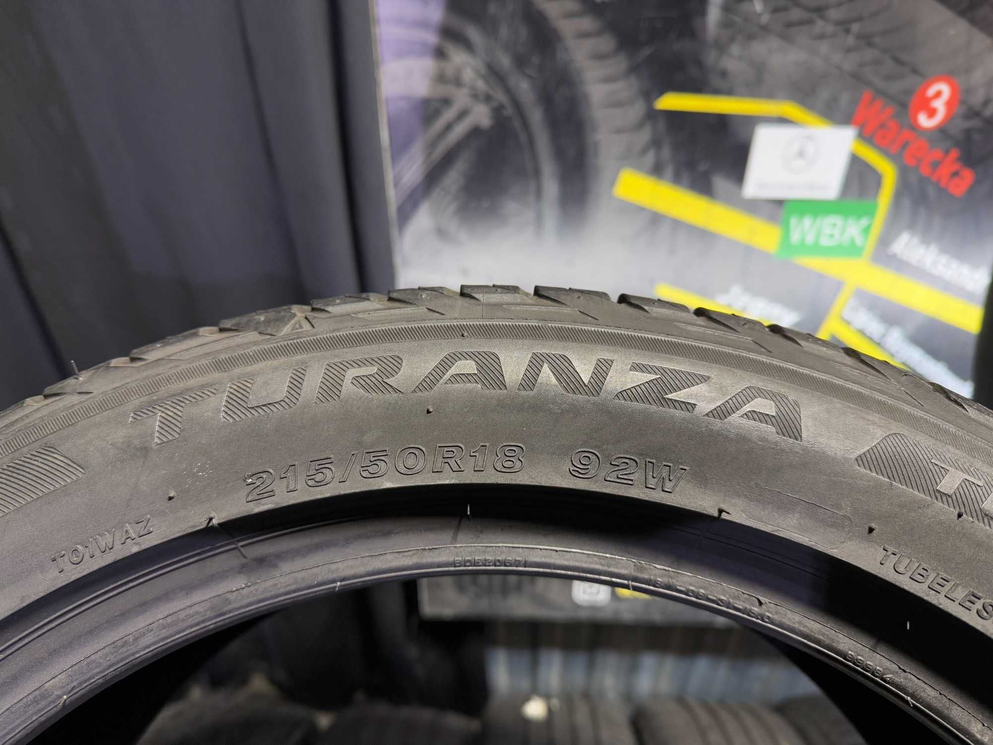 Opony Letnie 215/50/17 BRIDGESTONE TURANZA #822