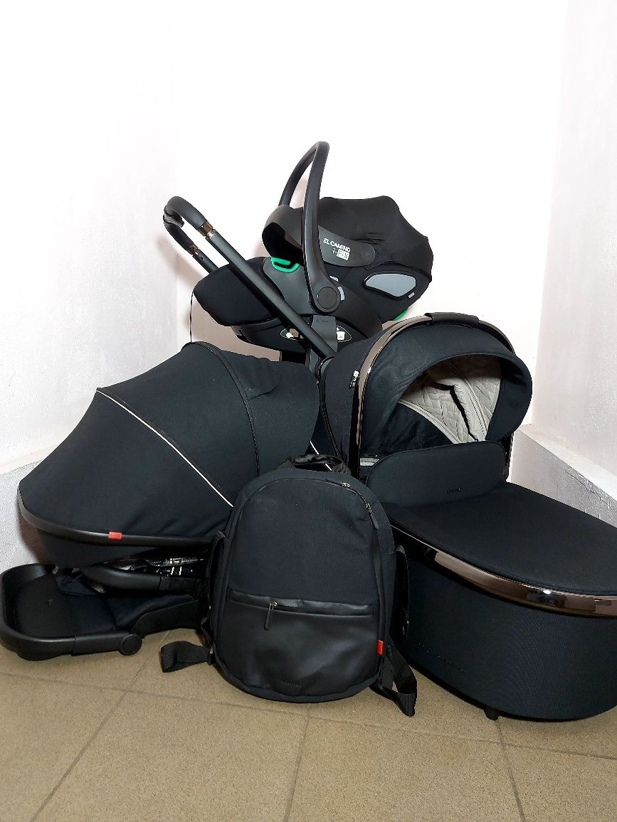 Коляска CARRELLO ultima з автокріслом яке розкладається для сну