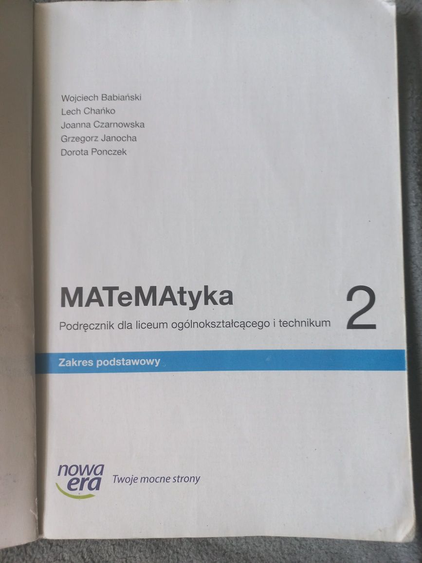 Matematyka klasa 2