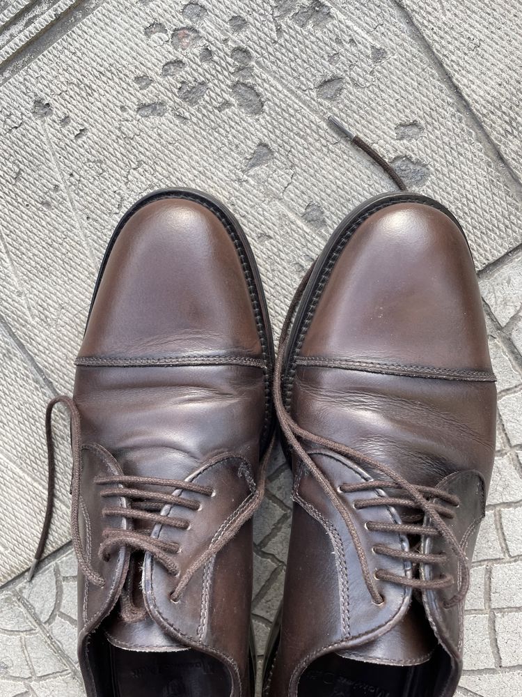 Мужские туфли броги Massimo Dutti