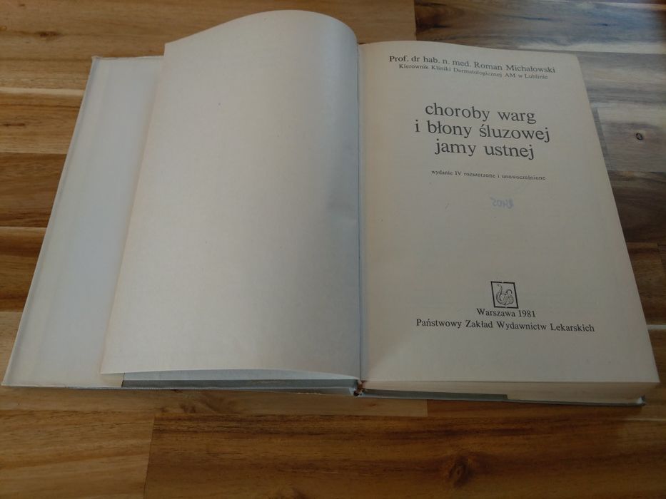 Choroby warg i błony śluzowej jamy ustnej Roman Michałowski