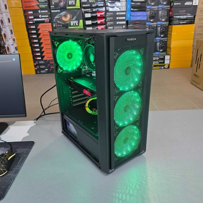 Компютер Новий Ryzen 5 3600, 16GB DDR4, RX 570 4GB, SSD 256GB, HDD 500