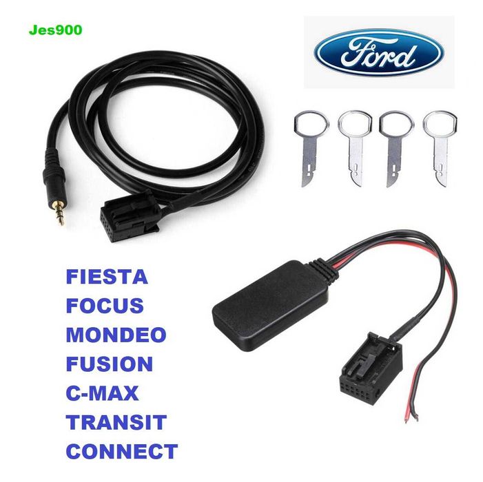 AUX кабель/ Bluetooth на Ford Форд Focus Mondeo Fusion Transit 6000 CD