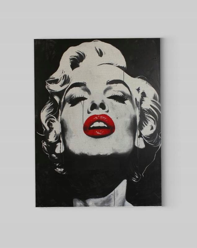 Obraz na płótnie Marilyn Monroe 90x120 cm - Ikona Popkultury