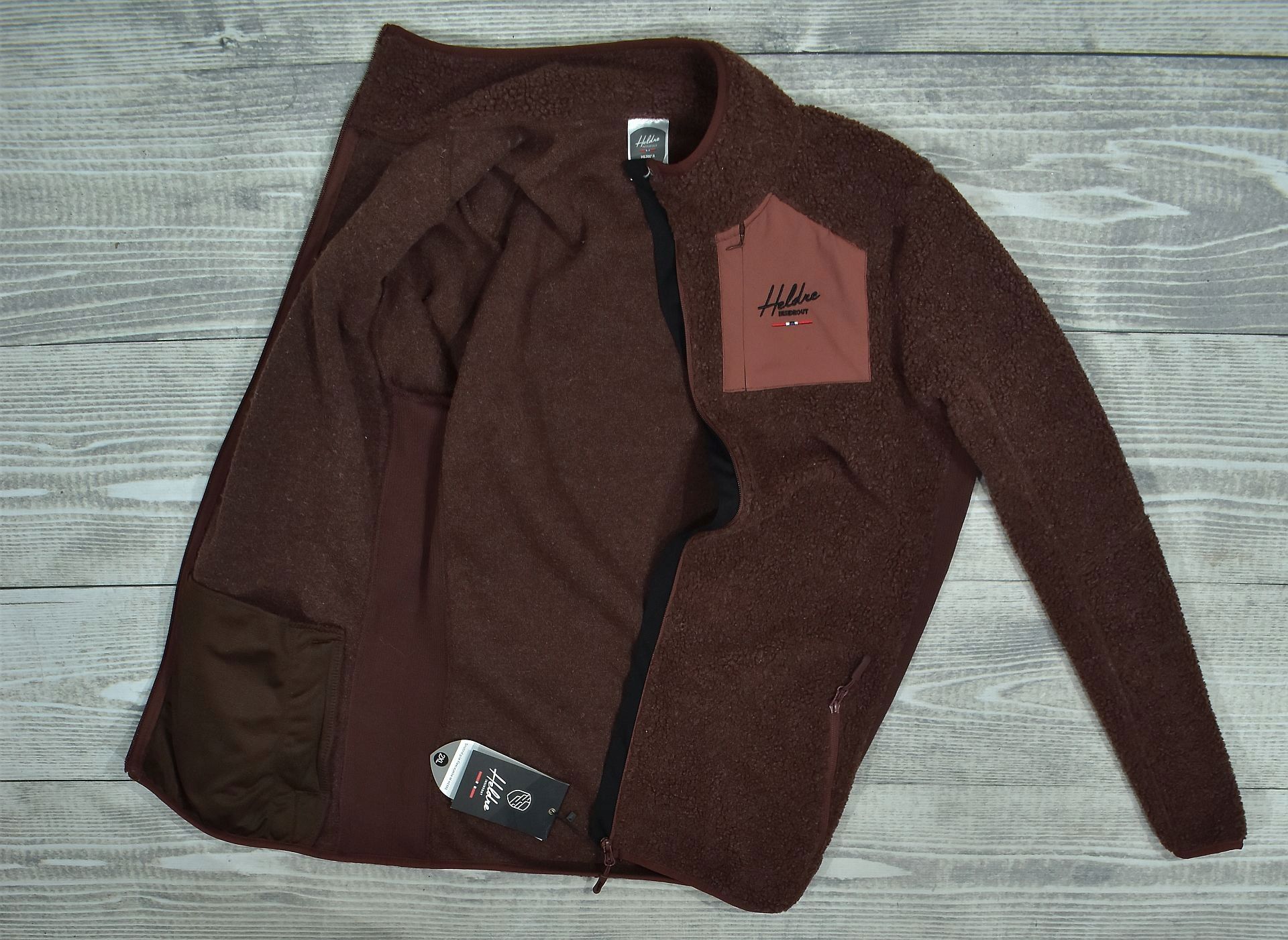 Heldre Męska Kurtka Polarowa Sherpa Snotind Pile Fleece Xxl