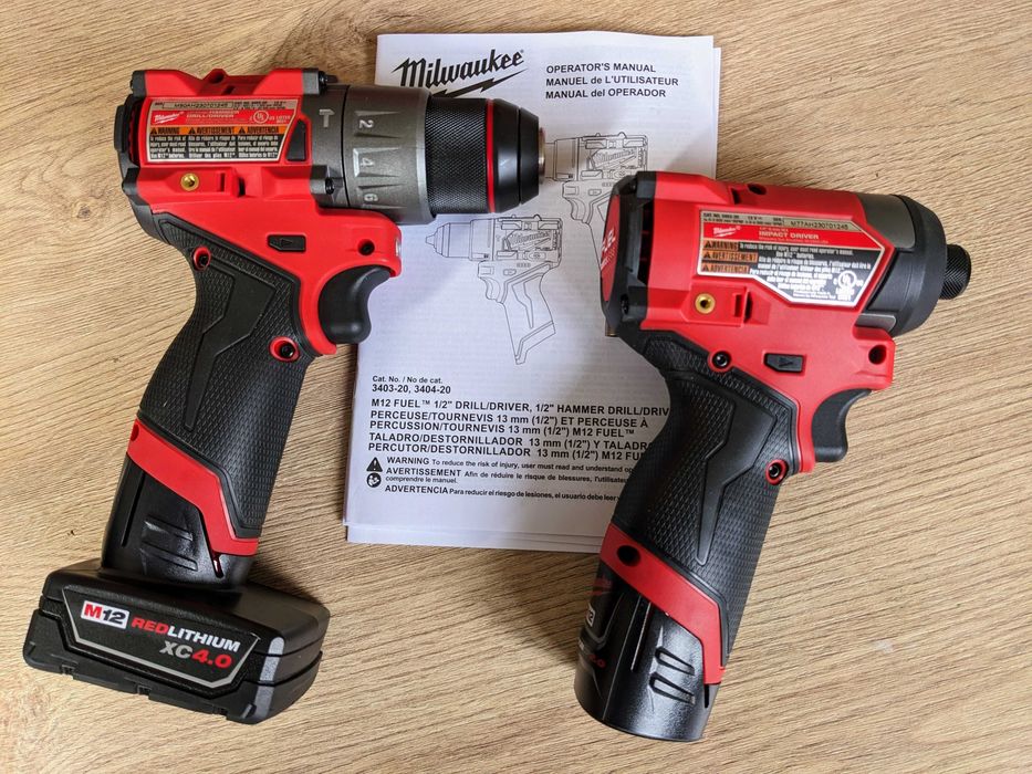 Milwaukee M12 FUEL 3497-22 набір безщітковий шуруповерт + імпакт