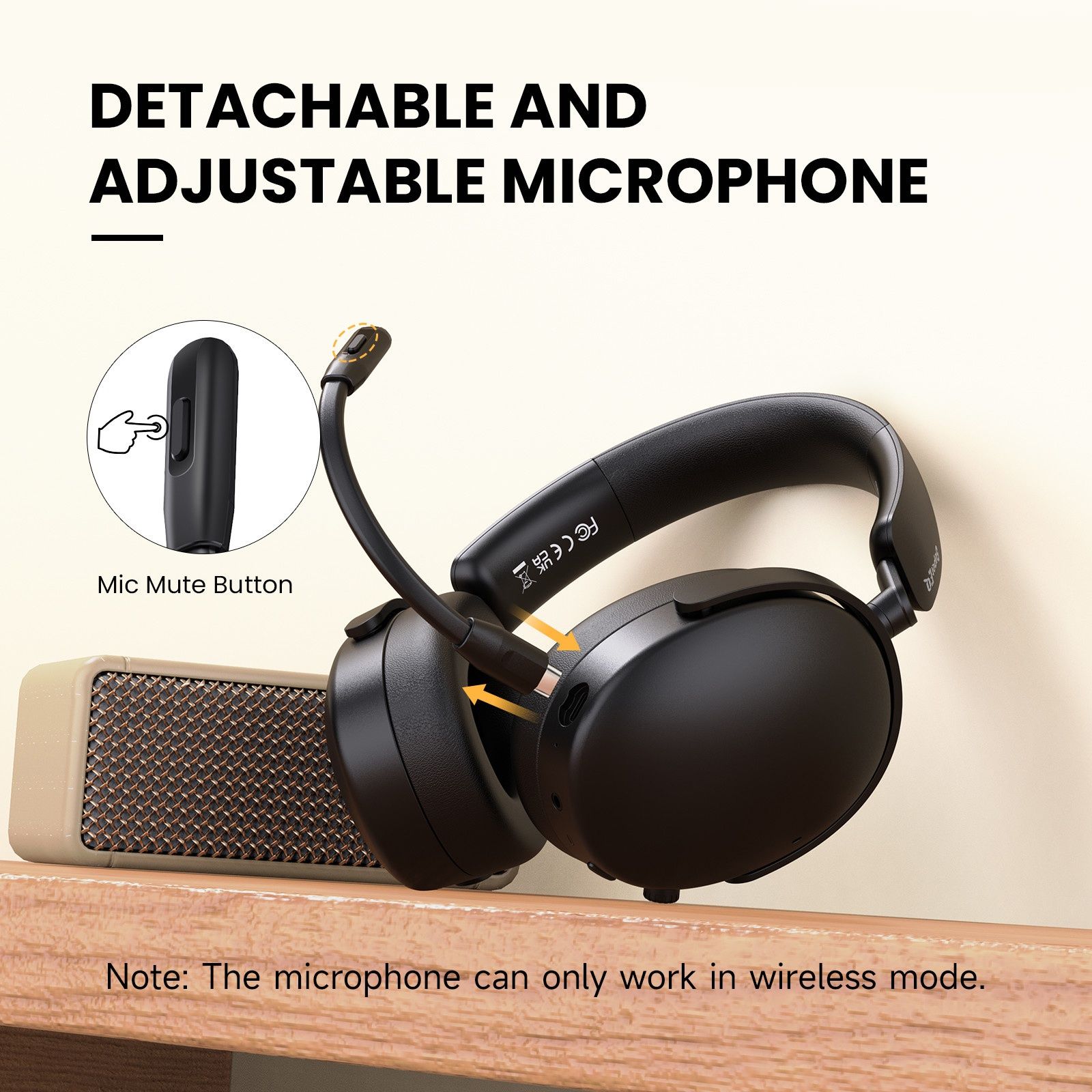 OneOdio SuperEQ A200 Беспроводные Наушники ANC/AI ENC/Hi-Res/Bluetooth