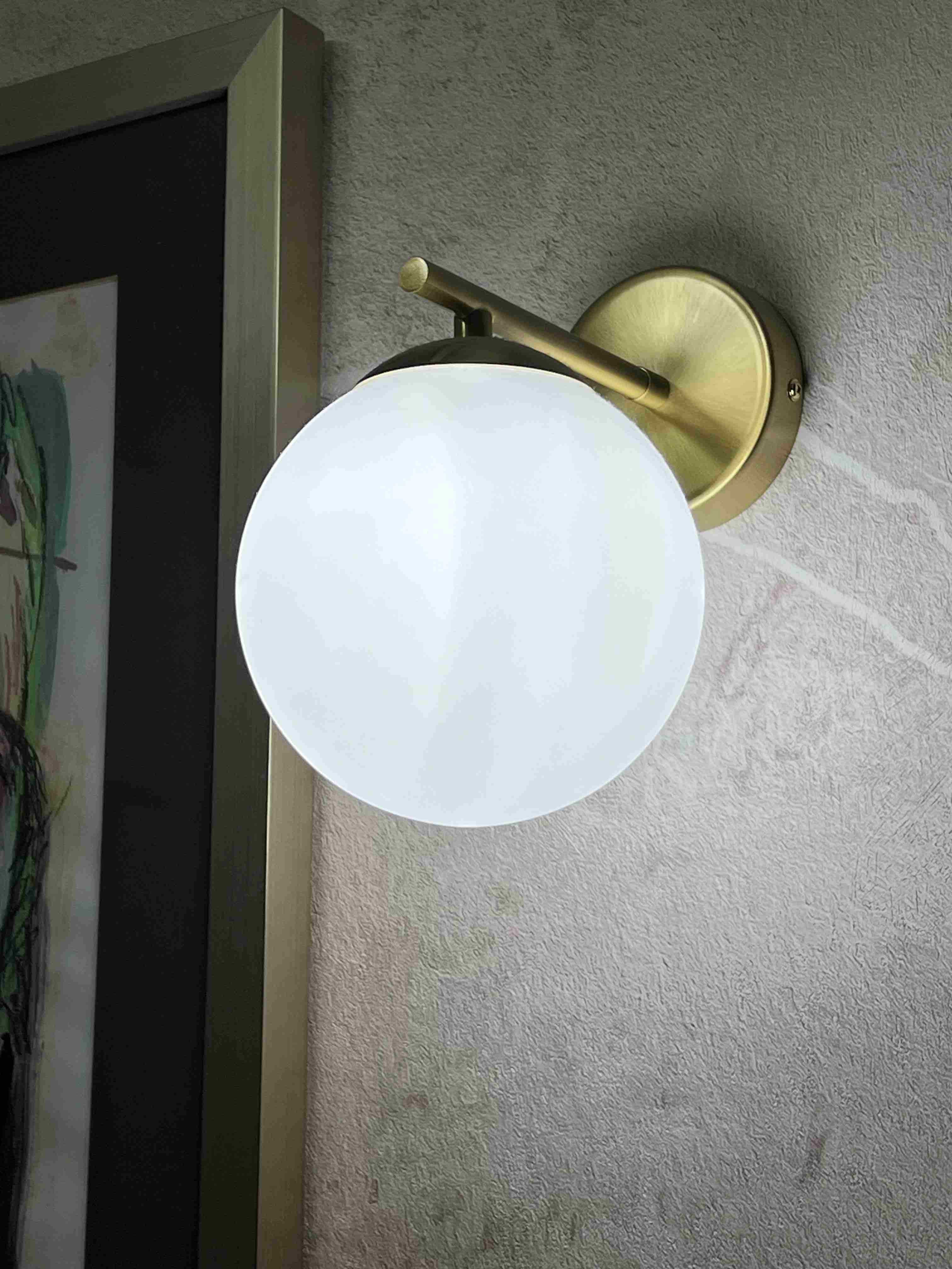 Lampa sufitowa + kinkiet ze szkła opalowego WESTWING collection