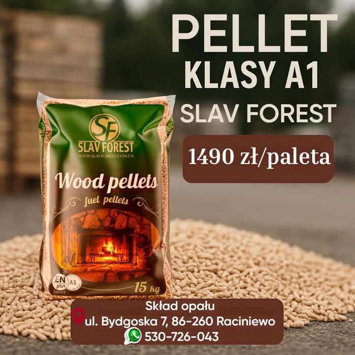 PELLET SLAV FOREST w cenie 1490 zł/paleta