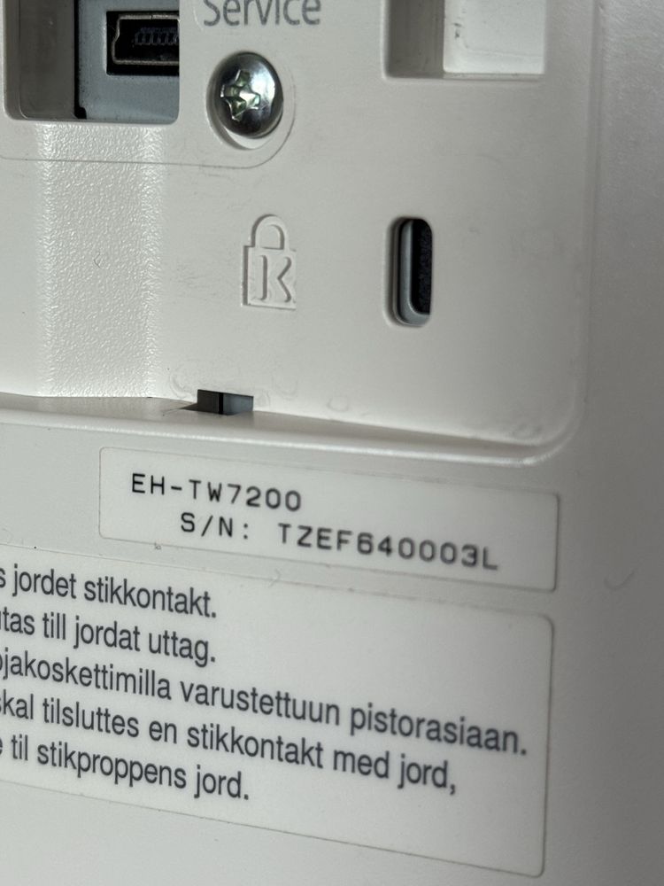 Projektor Kino Domowe Epson EH TW 7200