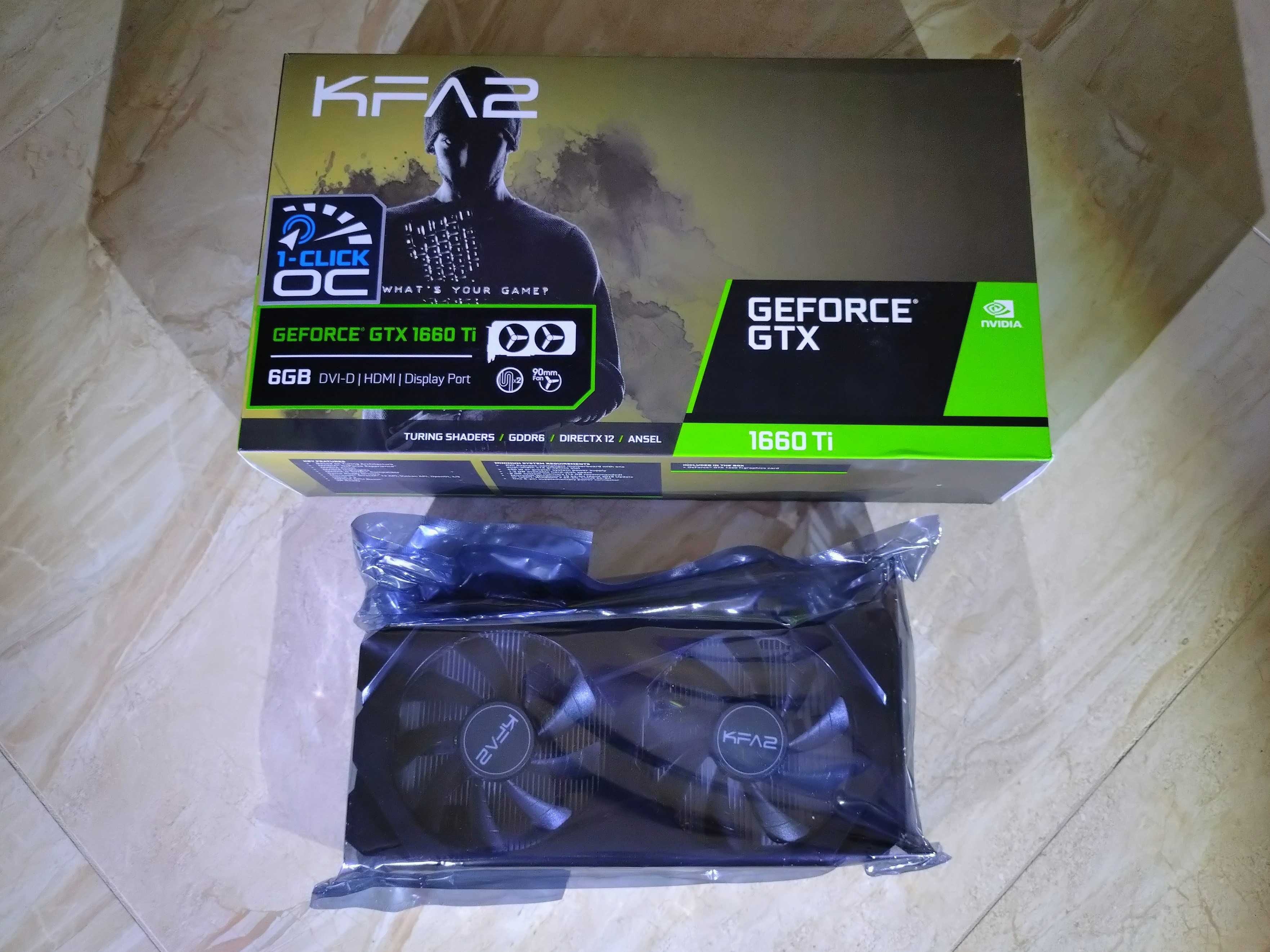 KFA2 GeForce GTX 1660 Ti OC 1‑Click (6 GB GDDR6)