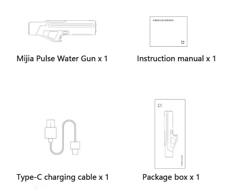 Водяной пистолет Xiaomi Mijia Pulse Water Gun ОРИГИНАЛ