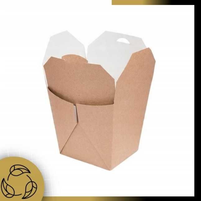 Opakowanie Na Wynos NOODLE BOX-KEBAB BOX Kraft 750ml 50szt