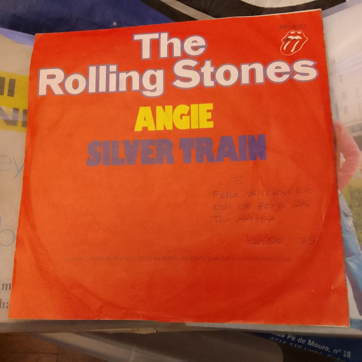 The Rolling Stones Angie / Silver Train Single 7"