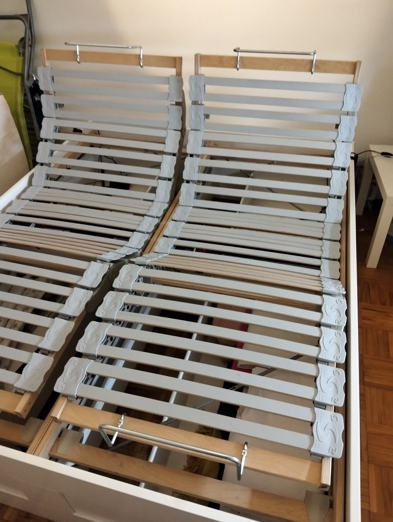 Cama articulada elétrica IKEA com arrumação