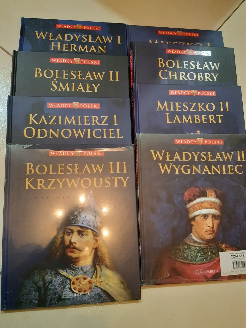 Książki królowie 8 szt.