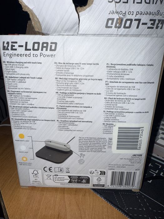 Ładowarka indukcyjna We-Load Wireless Charging Pad