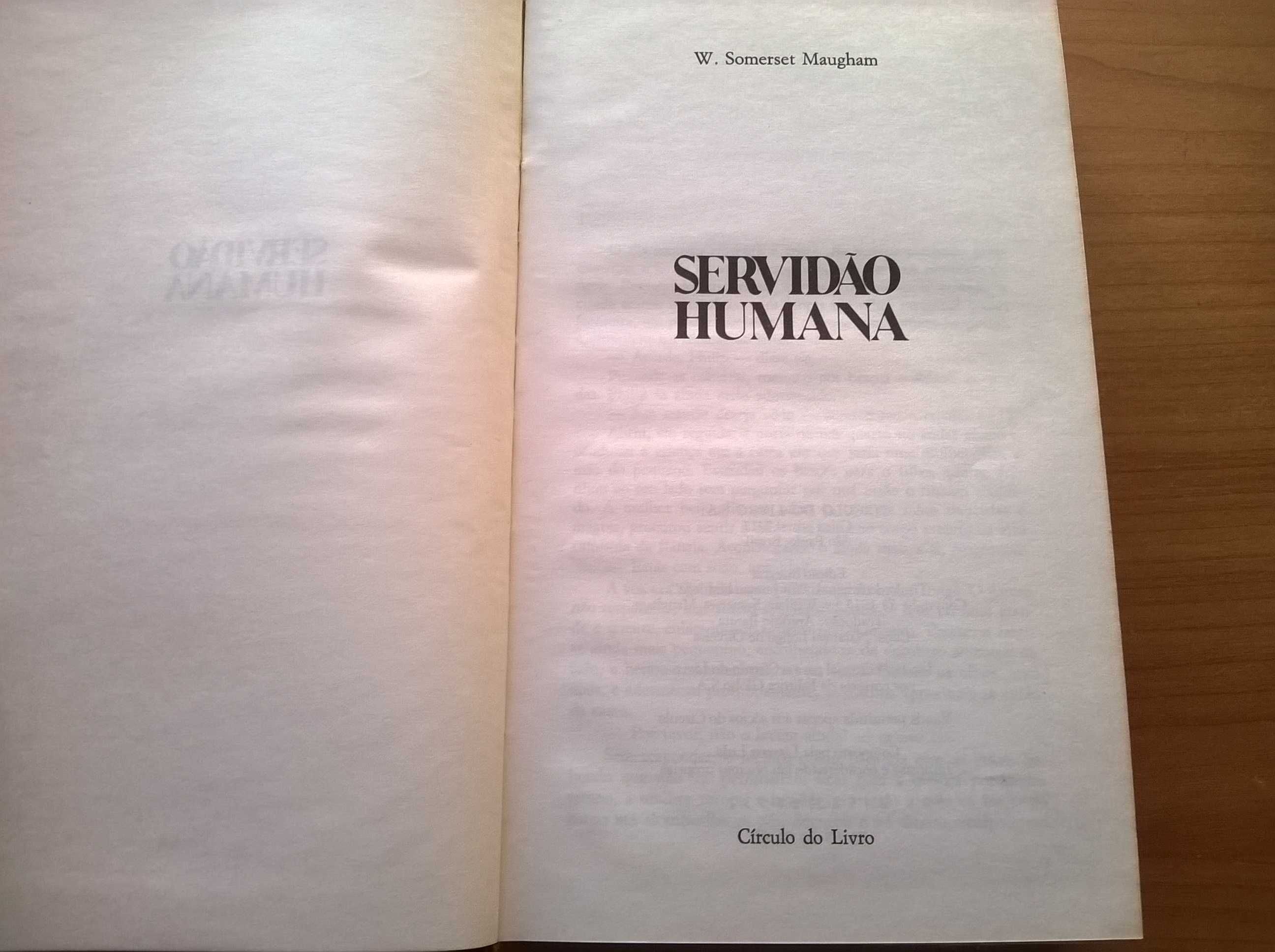 Servidão Humana - Somerset Maugham (portes grátis)