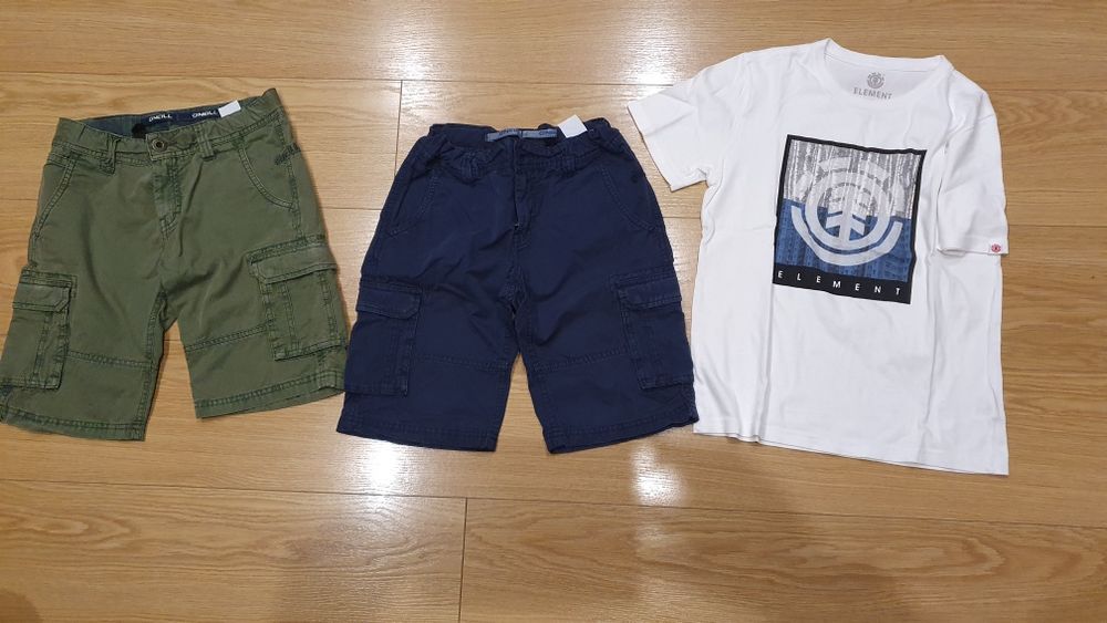 Pack 2 calções O'neil + tshirt  - 12 anos