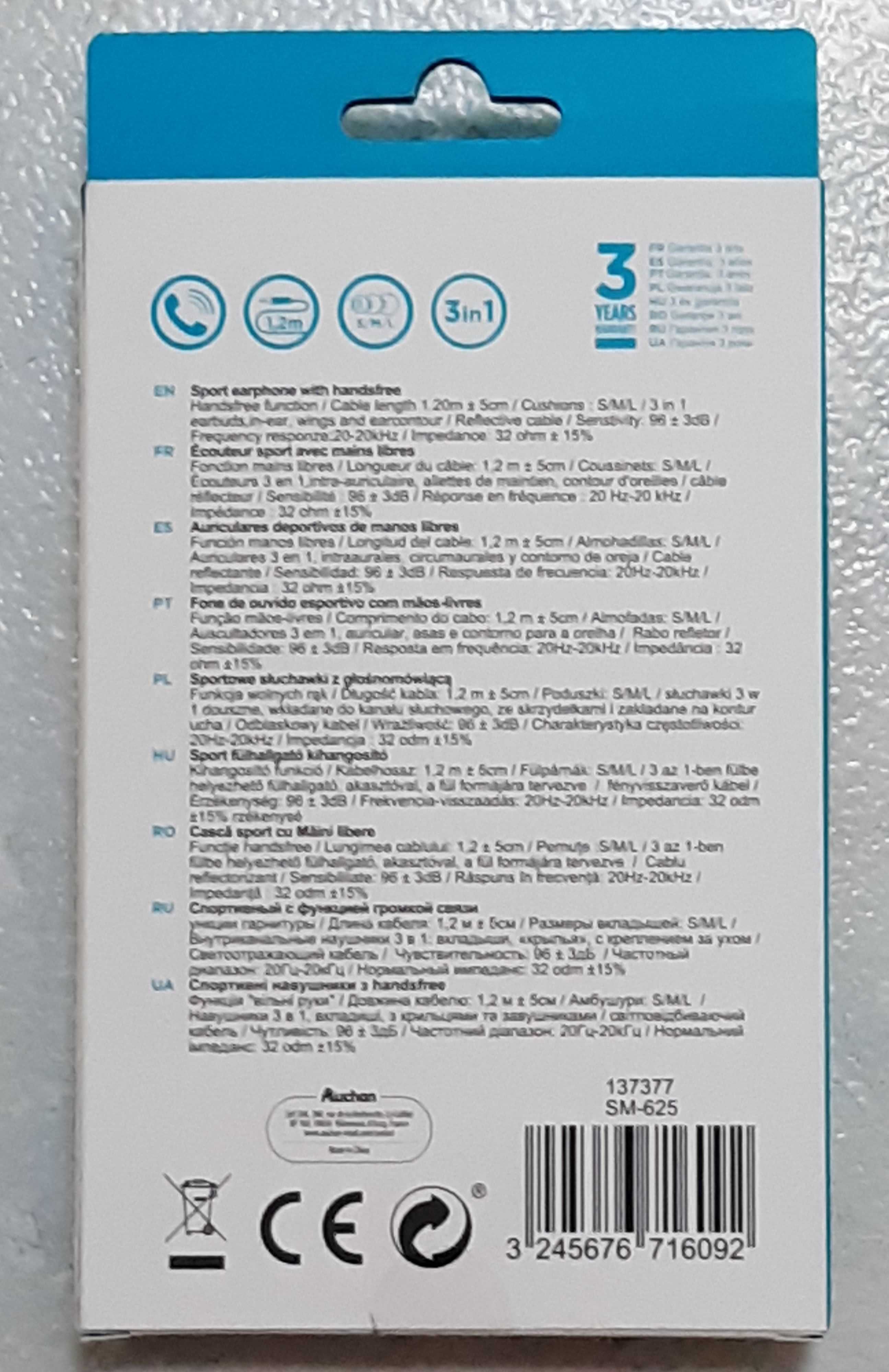 Słuchawki przewodowe Qilive Q1444 czarno-żółte