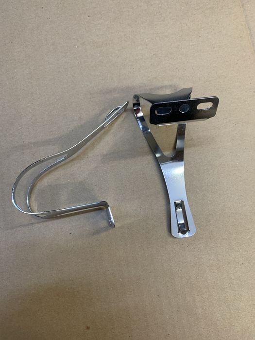 Noski wellgo rowerowe do pedałów metalowe srebrne