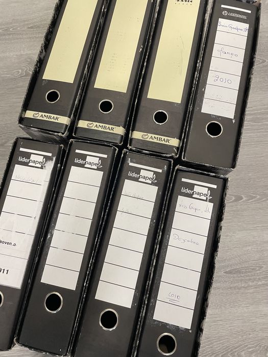 Dossiers para arquivo