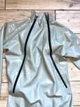 736/ LATEX CHLOROWANY Kombinezon unisex catsuit M zamki piersi lateks