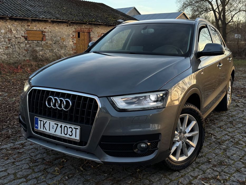 Audi Q3 2.0TDI 140KM/S-line/Navi/LEDY/Alus/Perfekcyjna z Niemiec!