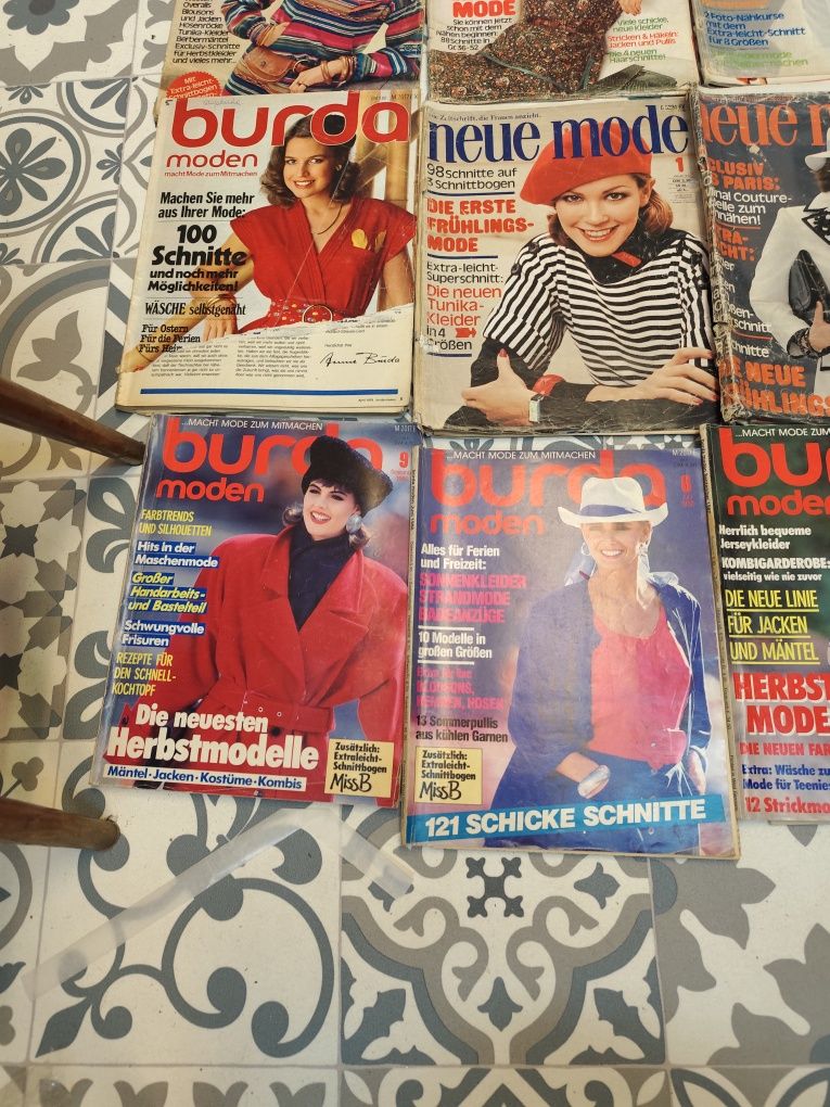 Czasopisma Burda i różne inne