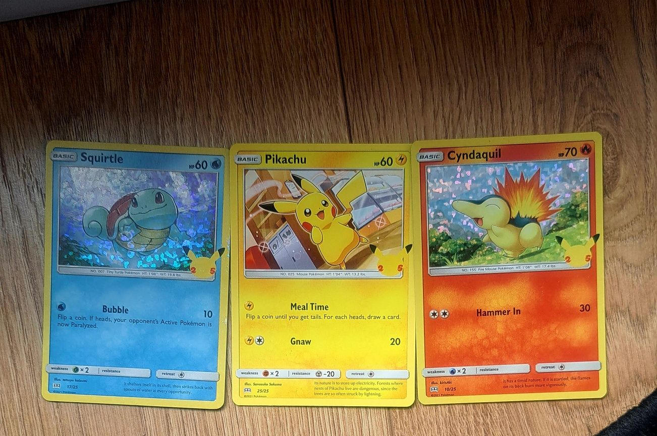 Karty Pokemon poke mon pikachu