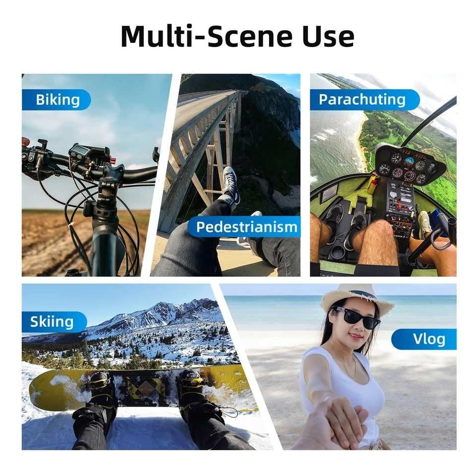 Uchwyt opaska na głowę i na klatkę piersiową do GoPro Insta360 DJI